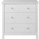 Furniture To Go Florence White Chest of Drawer 80x72cm