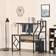Homcom Computer Study Rustic Brown Writing Desk 55x150cm