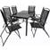VCM G329/5205EA Patio Dining Set, 1 Table incl. 6 Chairs