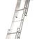 Abru 3 Section Loft Ladder Aluminium