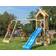 Jungle Gym Play Tower Totem w/2-Climb Module 200 Blue Slide