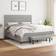 vidaXL Fabric Boxspringbett