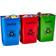 Premier Housewares Recycle Logo Bins 3-pack