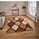 Think Rugs Noble House 9247 Yellow, Purple, Blue, Grey, Beige, Brown, Black 120X170cm