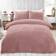 Brentfords Teddy Duvet Cover Grey, White, Pink (230x220cm)
