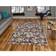 Think Rugs Avenue Blue, Brown, Grey, Green 120x170cm