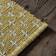 Regency Diamond Cross Ochre Yellow 120x170cm