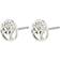 Pilgrim Iben Tree of Life Stud Earrings - Silver