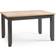 Julian Bowen Bordeaux Extending Dark Grey/Oak Dining Table 90x180cm
