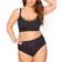 Yours Seamless Lace Trim Bralette - Black