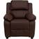 Flash Furniture Kids Deluxe Padded Contemporary Recliner with Storage Arms