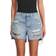Free People Maggie Mid-Rise Shorts - Light Stone