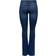 Only Blush Mid Rise Flared Fit Jeans - Blue/Dark Blue Denim