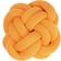 Design House Stockholm Knot Coussin de Décoration Complet Orange (30x30cm)