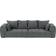 Uno London Anthracite Sofa 316cm 3-Sitzer