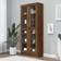 vidaXL Vitrine Brown Oak Vitrinskåp 82.5x185.5cm