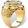 PalmBeach Masonic Nugget Ring - Gold/Transparent