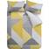 Catherine Lansfield Larsson Geo Easy Care Single Duvet Cover Yellow (200x135cm)