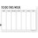 Design Letters Weekly Planner A4, Lavande (Langue: Anglais) - Violet