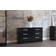 Birlea Lynx Black Chest of Drawer 127.5x74.3cm