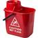 2Work Plastic Mop Bucket with Wringer 15L