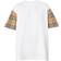 Burberry Check Sleeve Cotton T-shirt - White