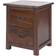 Core Products Boston Elegant Dark Pine Bedside Table 40x45cm