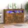 vidaXL 815732 Smoked Oak Sideboard 115.5x75cm