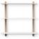 Gejst Nivo Shelf Large A Claro Quercia/Bianco Scaffale