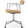 Vipp 452 Swivel With Wheels Sand Leather Office Chair