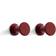 Hay Red Bolt Round Powder 2-pack Ø2.8 cm Coat Hook
