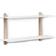 Gejst Nivo F Light oak/White Hyllesystem 66.5x38.5cm