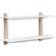Gejst Nivo F Light oak/White Hyllsystem 66.5x38.5cm
