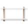 Gejst Nivo F Light oak/White Hyllsystem 66.5x38.5cm