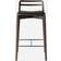 Vipp 484 Cabin Counter Chair Dark Oak Black Leather Bar Stool