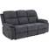 Actona Mora Dark Grey Sofa 196cm 3 personers