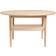 Haslev Athene White Oiled Oak Coffee Table 90cm