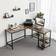 Songmics VASAGLE Industrial L-Shaped Skrivbord 138x138cm