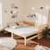 vidaXL Solid Pinewood Soffa 203.5cm 2-sits