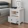 vidaXL 813711 White Sengebord 35x40cm
