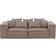 Gillholmen Manchester Brown Sofa 232cm 3 personers