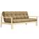 Unwind Couch Natural Wood Wheat Beige Sofa