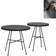 Rowico Home Grafton Black Satsbord 50cm 2st