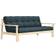 Karup Design Schlafsofa Unwind Mit Holzstruktur 130 x 190 cm Petrol Blue Sofa
