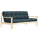 Karup Design Schlafsofa Unwind Mit Holzstruktur 130 x 190 cm Petrol Blue Sofa