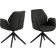 AC Design Furniture Aurelia Dark Grey/Black Köksstol 91cm 2st