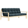 Karup Design Unwind Sleeping Couch Natural Wood Pale Blue Sofa