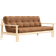 Karup Design Unwind Sleeping Couch Natural Wood Mocha Sofa