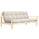 Unwind Couch Natural Wood Ivory Sofa