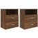 vidaXL 815863 Bedside Table 32x50cm 2pcs